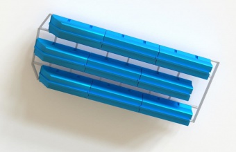 Модуль плавучести пластиковый А250НП (носовой с пенопластом)